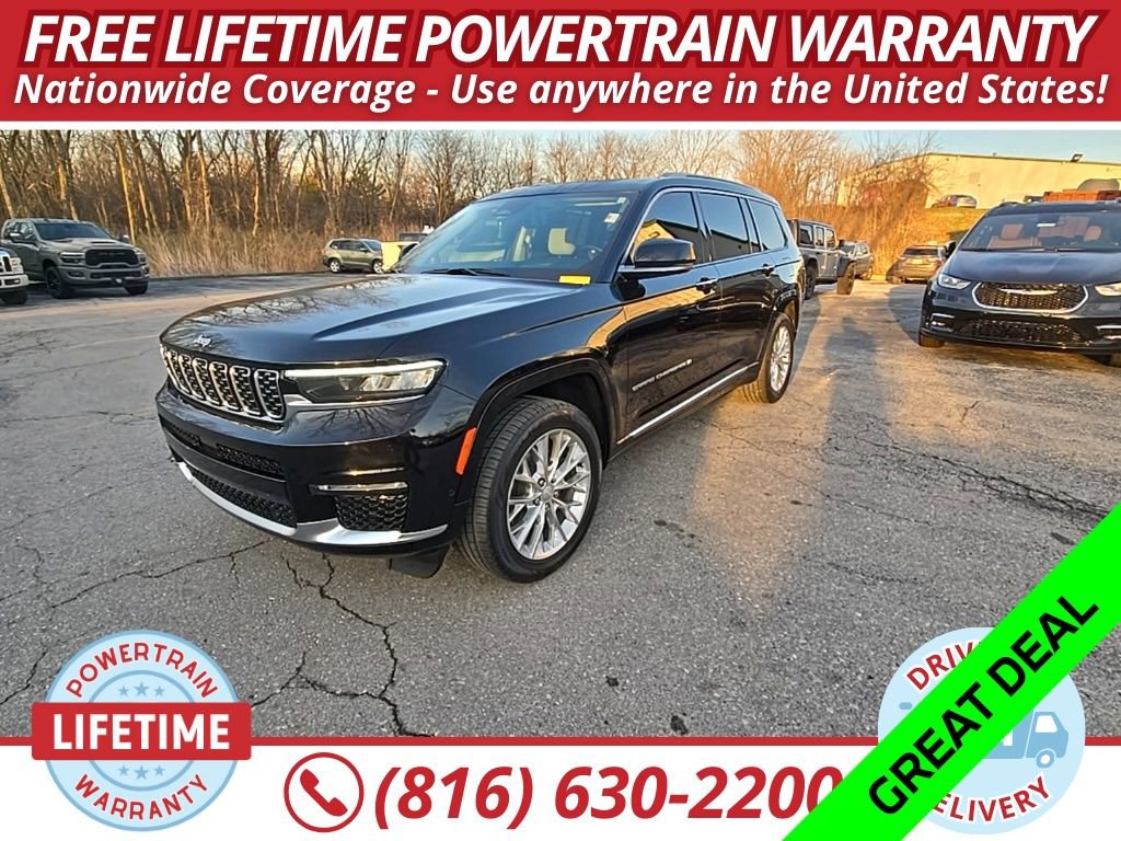 Used 2021 Jeep Grand Cherokee L Summit w/ Advanced Protech Group IV image 1