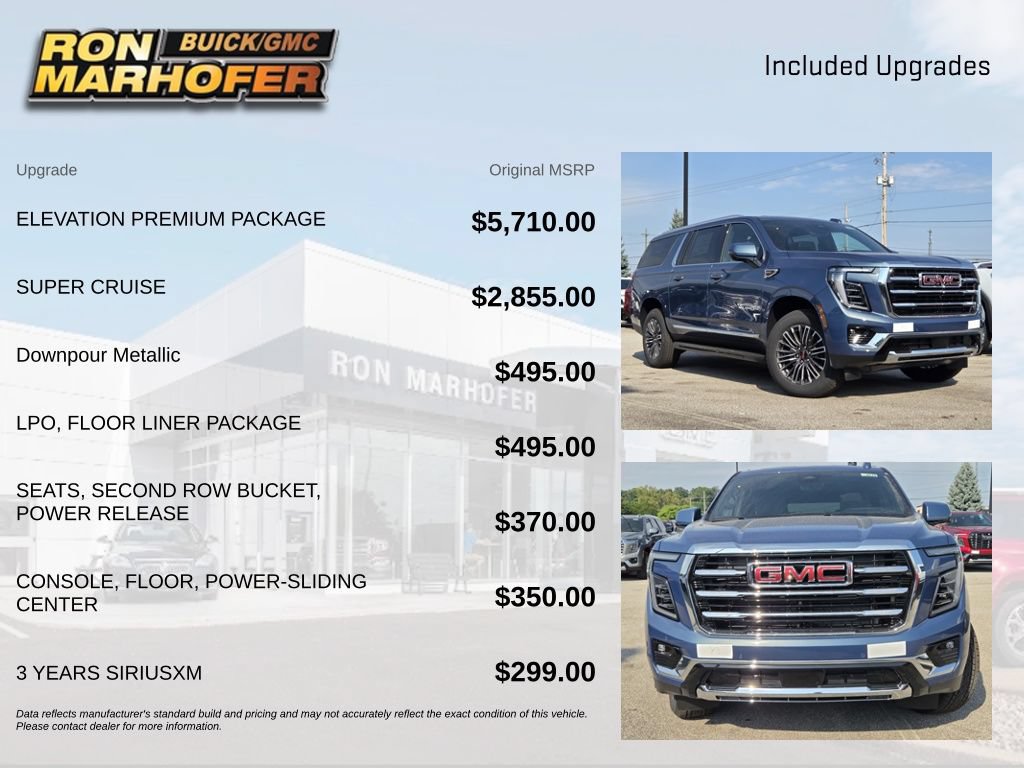 New 2026 GMC Yukon XL Elevation w/ Elevation Premium Package AWD/4WD image 6