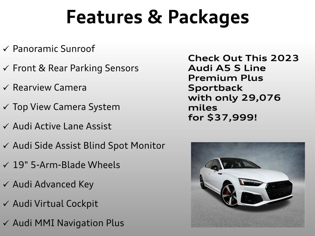 Used 2023 Audi A5 2.0T Premium Plus w/ Premium Plus AWD/4WD image 8