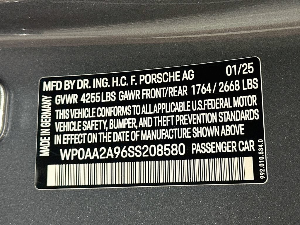 Certified 2025 Porsche 911 Carrera T RWD image 34