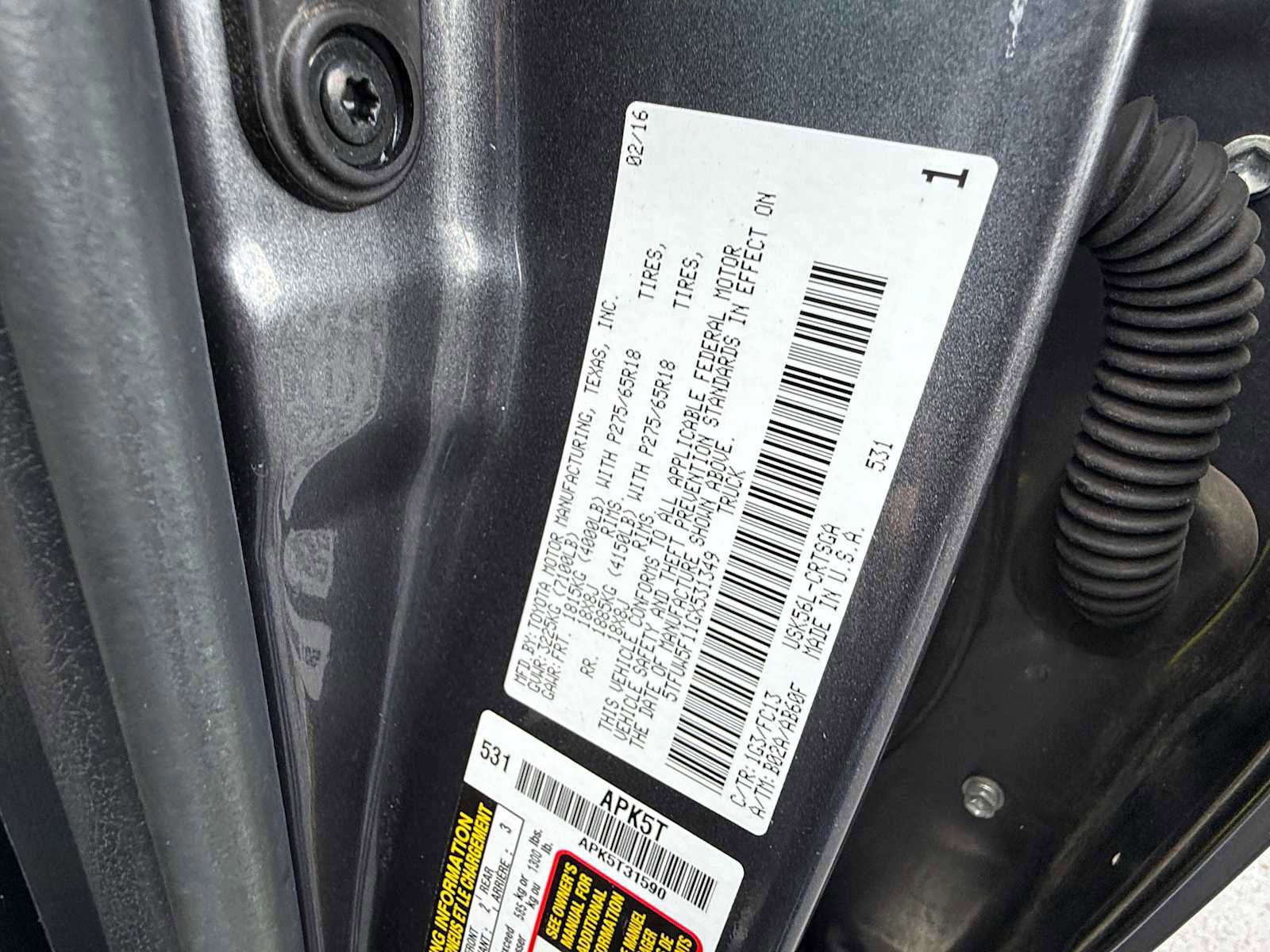 Used 2016 Toyota Tundra SR5 w/ SR5 Upgrade Package AWD/4WD image 33