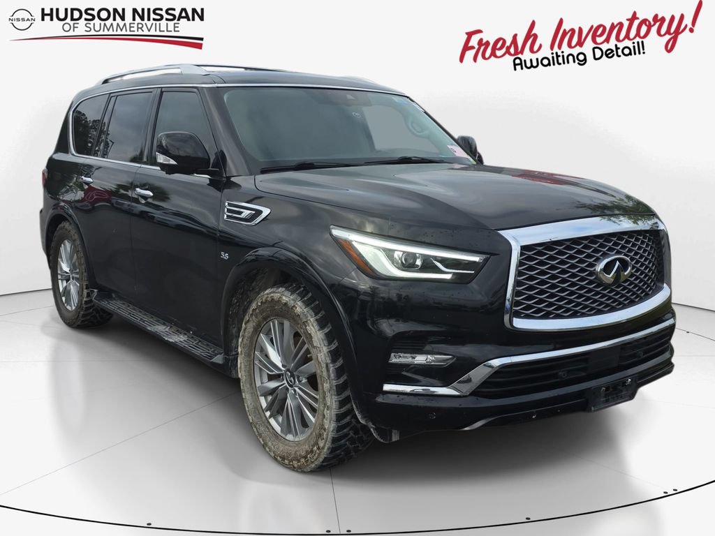 Used 2019 INFINITI QX80 Luxe w/ All-Season Package RWD image 1