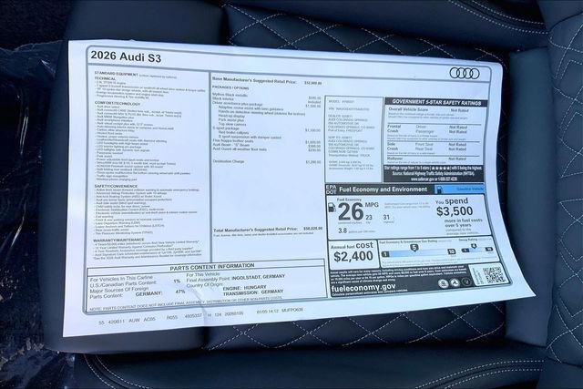 New 2026 Audi S3 Premium image 13