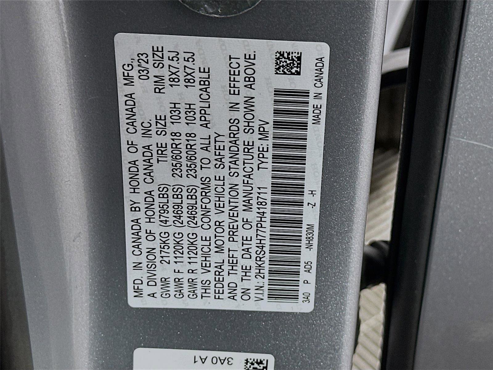 Certified 2023 Honda CR-V EX-L image 23