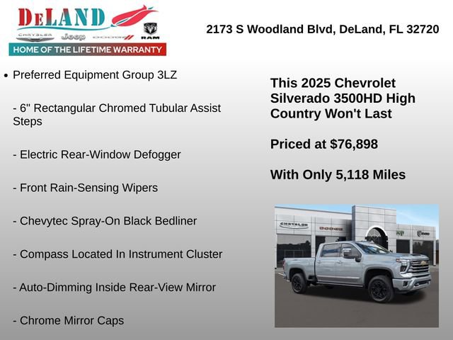 Used 2025 Chevrolet Silverado 3500 High Country w/ High Country Premium Package image 19