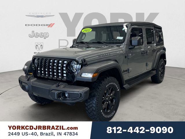 Used 2021 Jeep Wrangler Unlimited Sport image 1