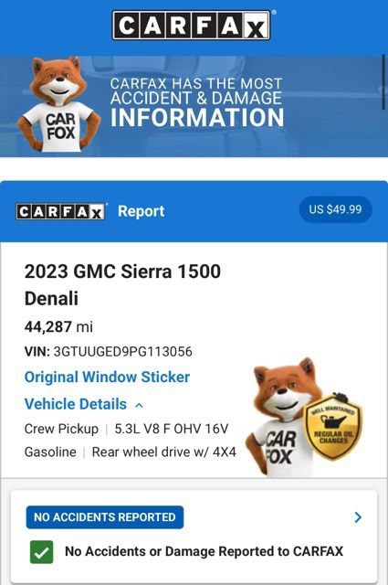 Used 2023 GMC Sierra 1500 Denali w/ Denali Reserve Package AWD/4WD image 7