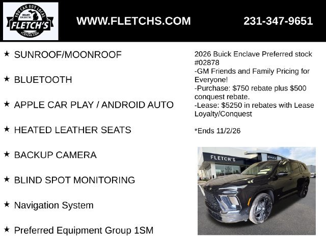 New 2027 Buick Enclave Sport Touring w/ Super Cruise Package AWD/4WD image 2