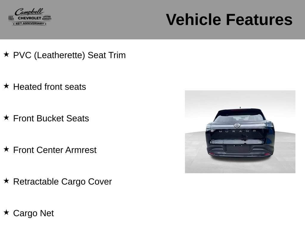 Used 2025 Nissan Murano SL w/ Cargo Package AWD/4WD image 16