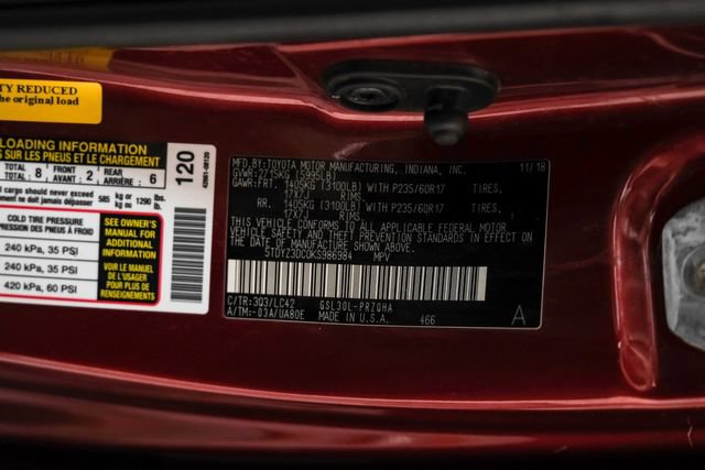 Used 2019 Toyota Sienna XLE Premium FWD image 51
