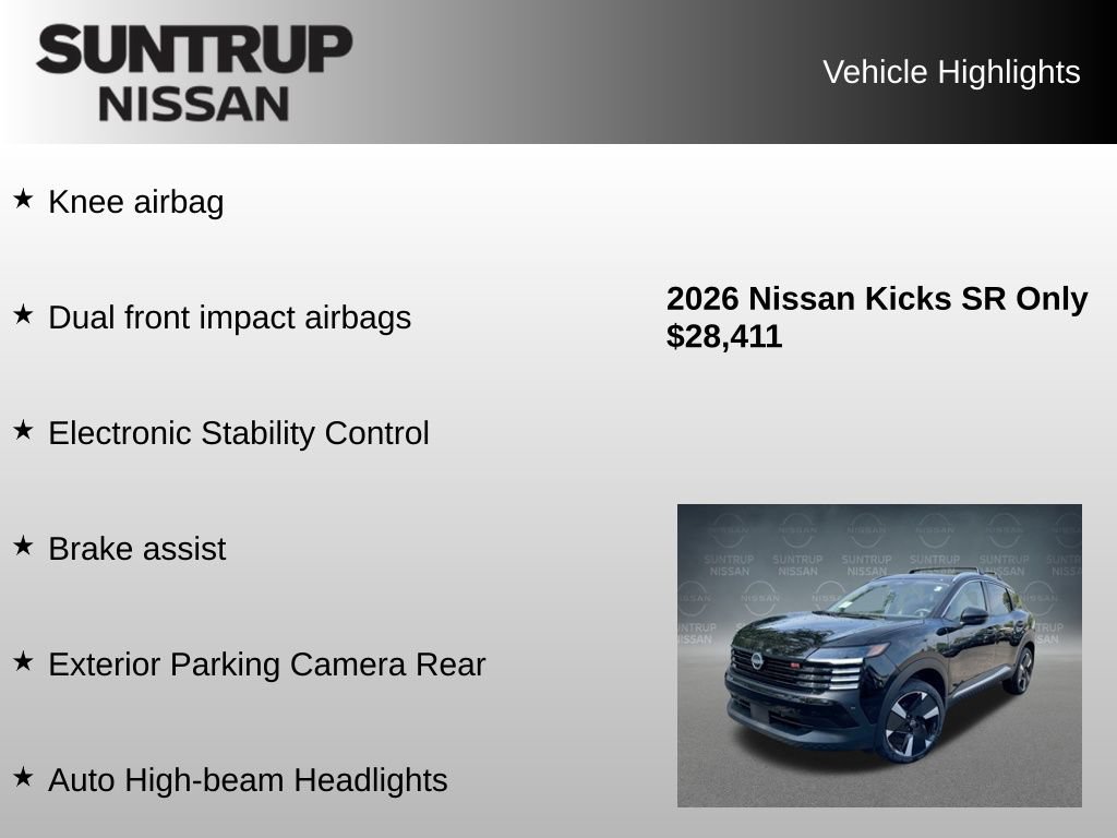 Used 2026 Nissan Kicks SR w/ Cold Weather Package AWD/4WD image 30