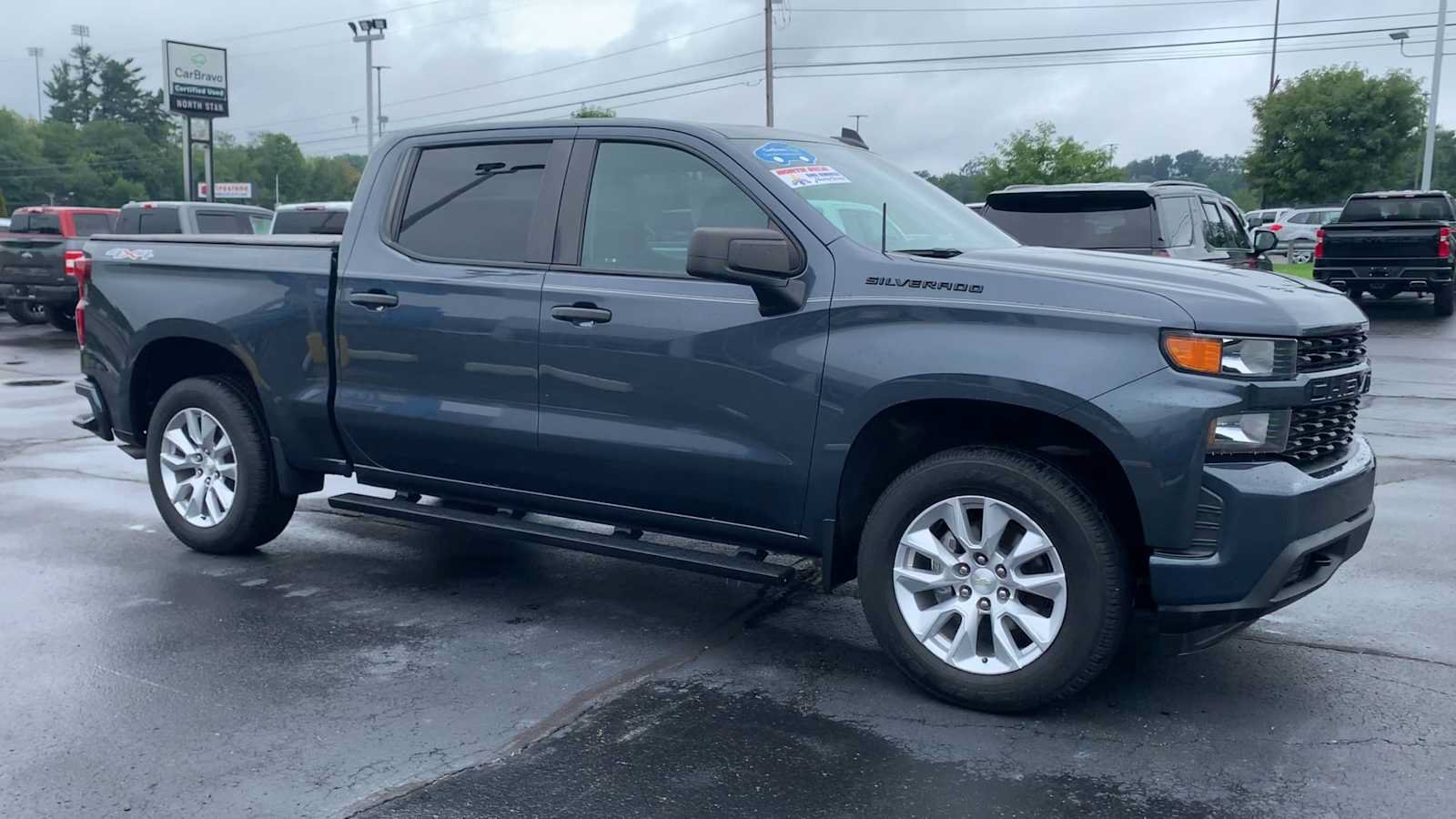 Certified 2021 Chevrolet Silverado 1500 Custom w/ LPO, Dark Essentials Package AWD/4WD image 2