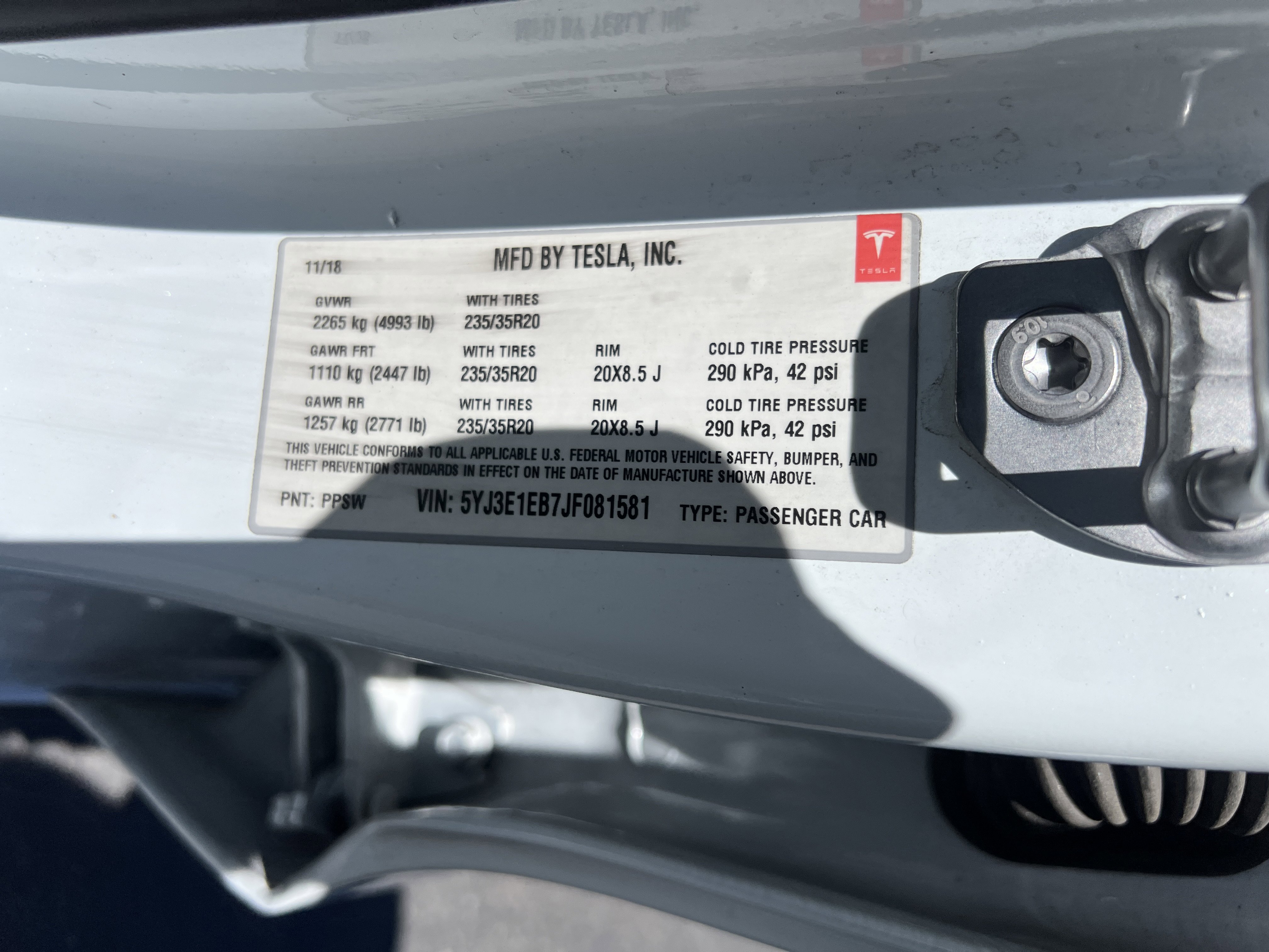 Used 2018 Tesla Model 3 Performance AWD/4WD image 13