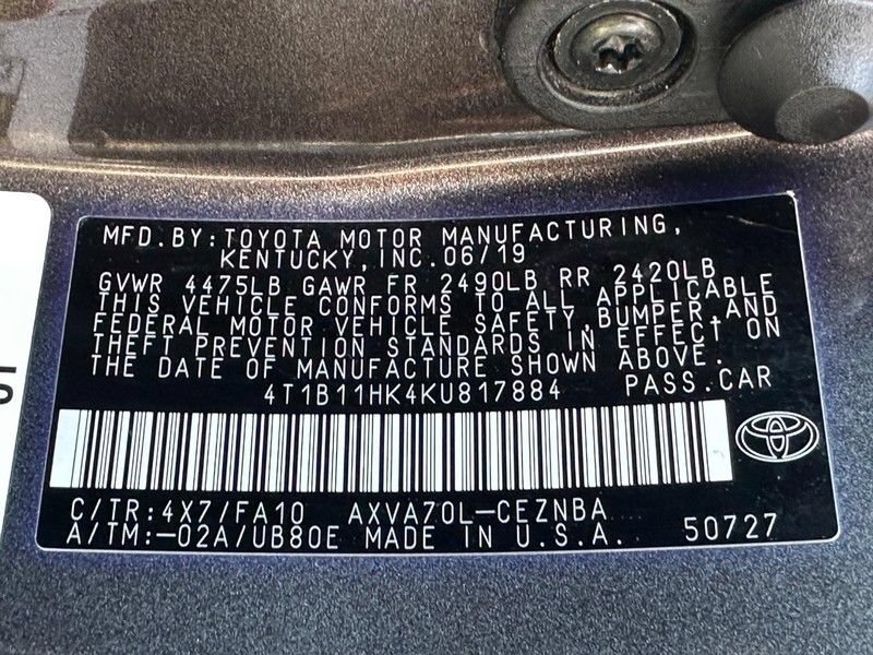 Used 2019 Toyota Camry LE w/ Convenience Package FWD image 28