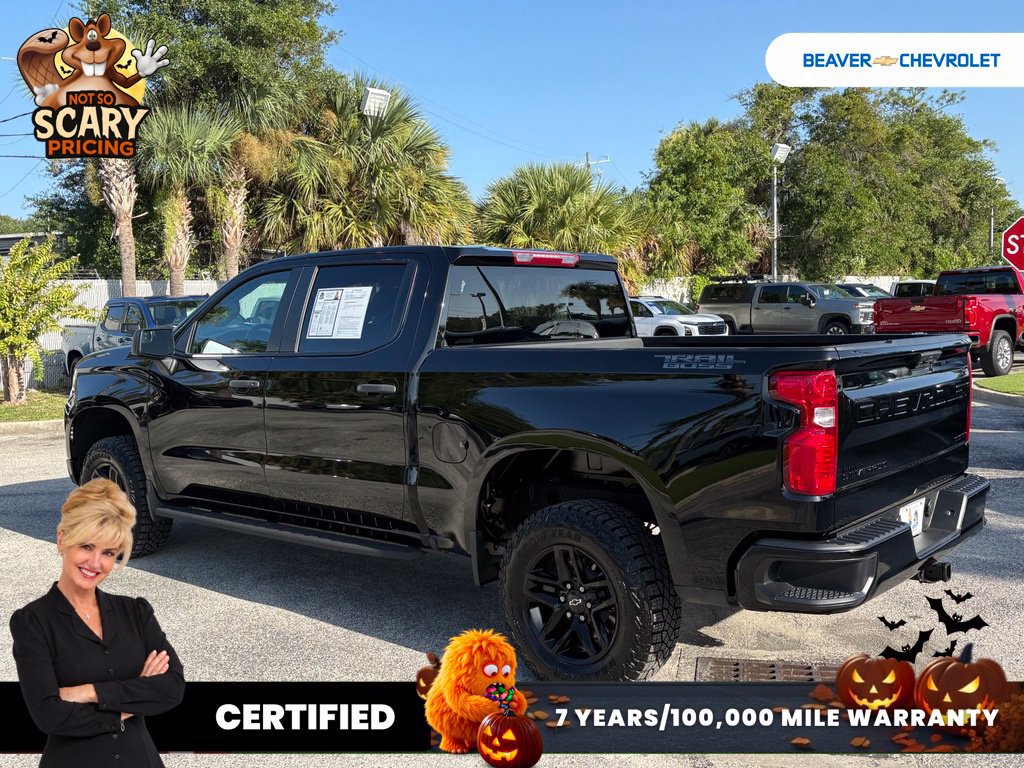 Used 2025 Chevrolet Silverado 1500 Custom Trail Boss w/ Dark Appearance Package AWD/4WD image 5