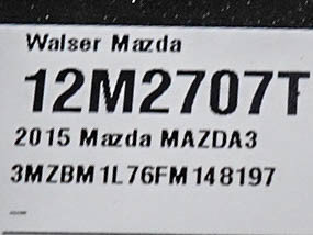 Used 2015 MAZDA MAZDA3 i Touring FWD image 28