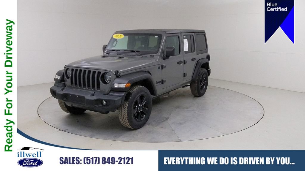 Used 2021 Jeep Wrangler Unlimited Sport image 1