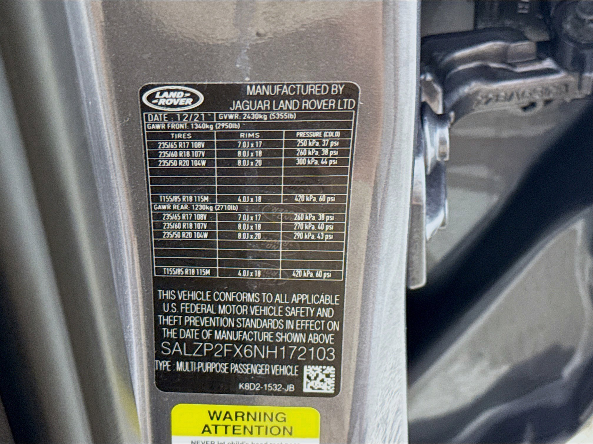 Used 2022 Land Rover Range Rover Evoque SE image 40