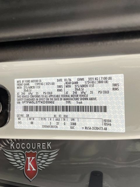 New 2026 Ford F150 Lariat w/ Equipment Group 501A Mid AWD/4WD image 26