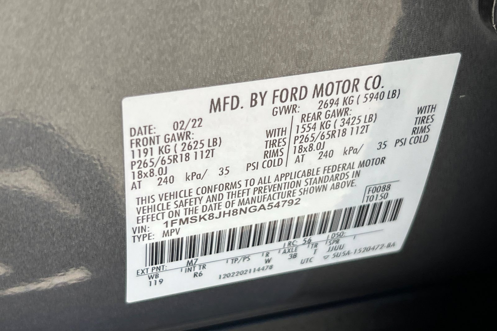 Certified 2022 Ford Explorer Timberline AWD/4WD image 30