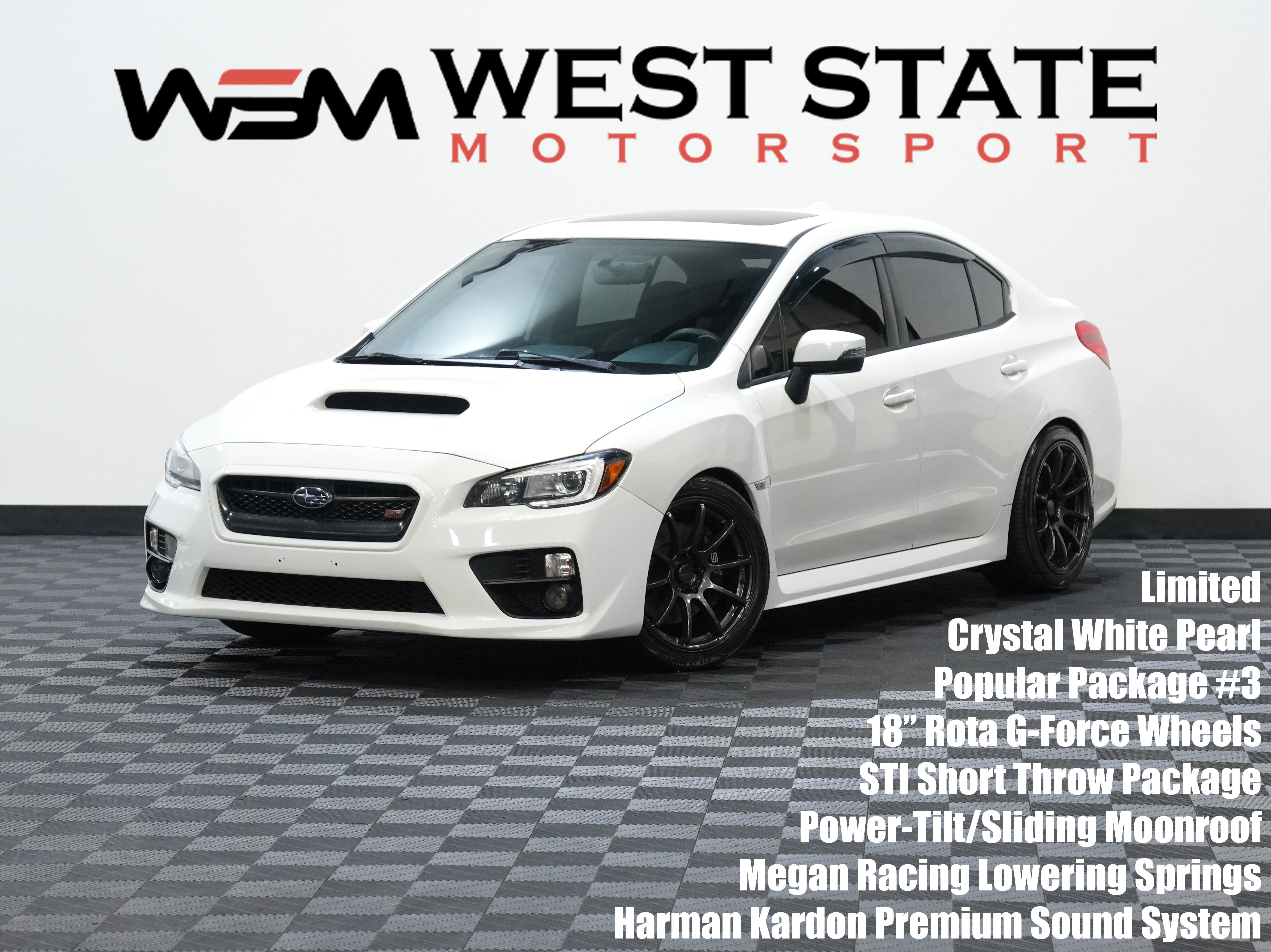 Used 2017 Subaru WRX STI Limited AWD/4WD image 1