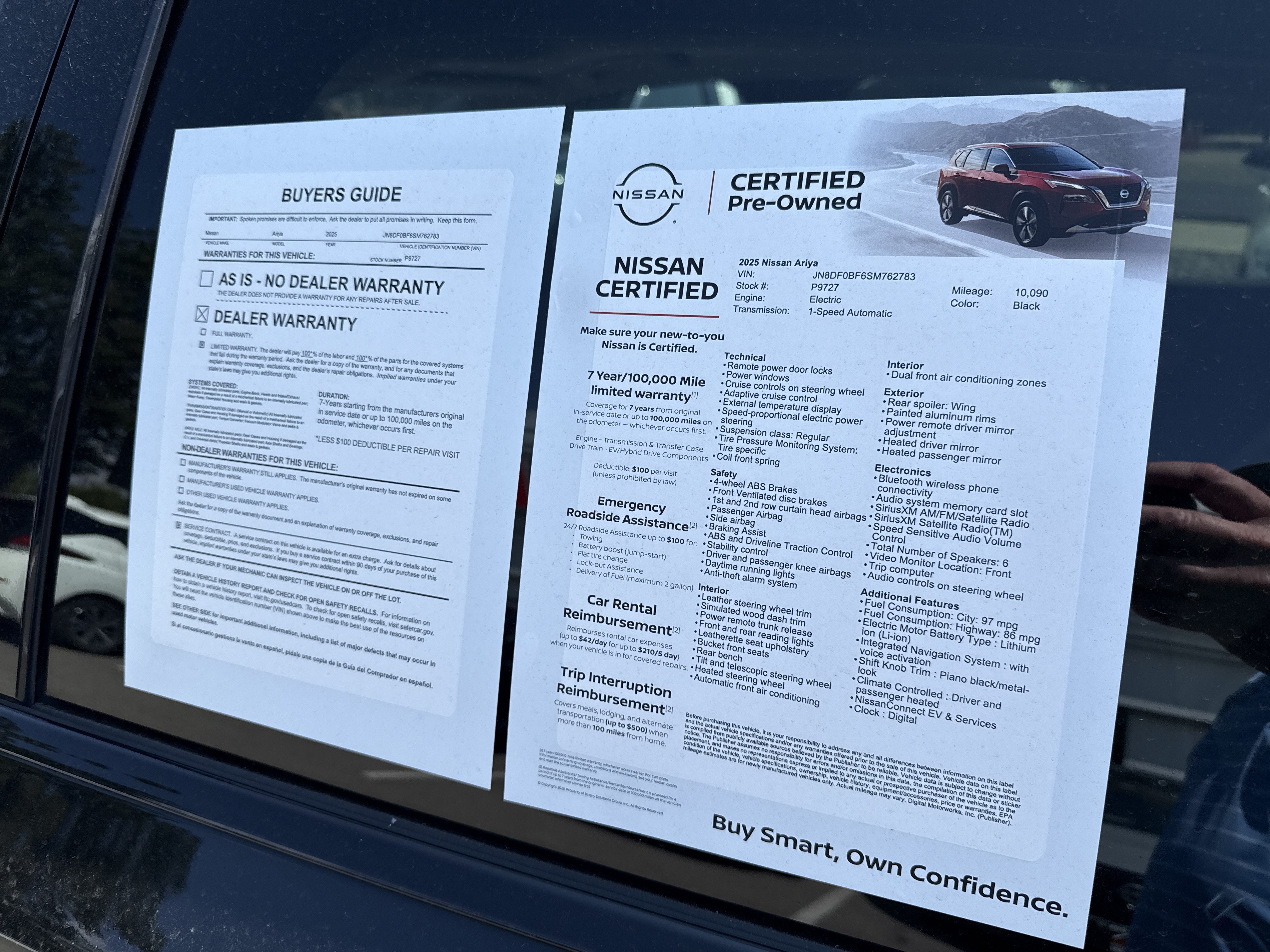 Certified 2025 Nissan Ariya AWD image 12