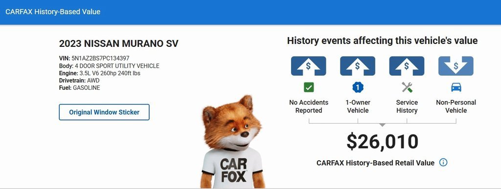 Certified 2023 Nissan Murano SV image 31