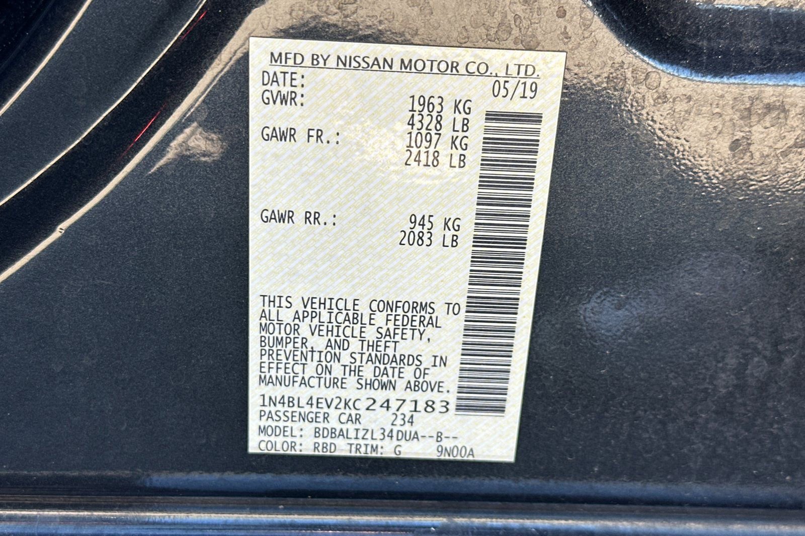 Used 2019 Nissan Altima 2.5 SL image 54