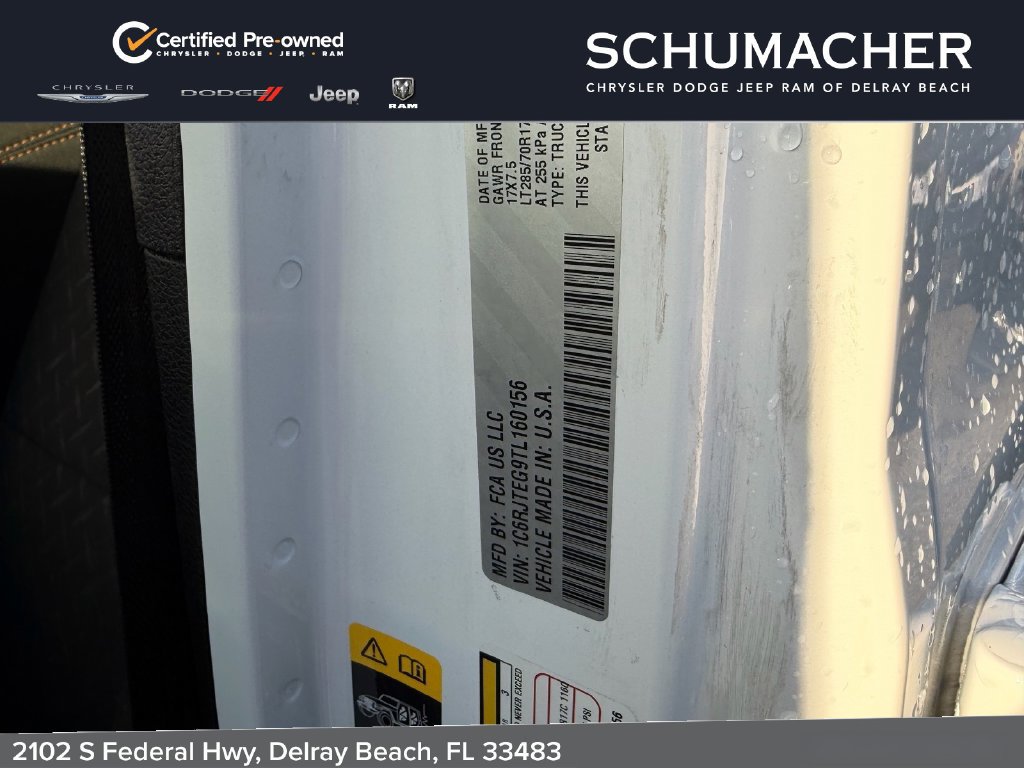 Certified 2026 Jeep Gladiator Mojave AWD/4WD image 19