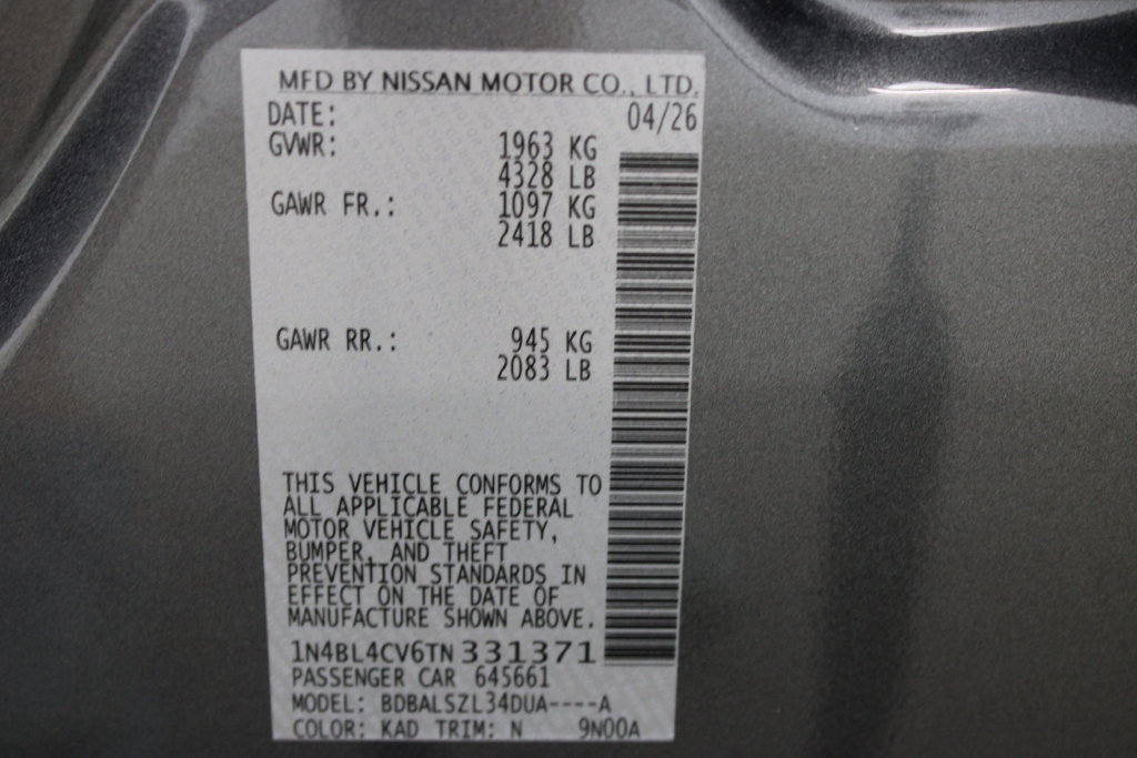 Certified 2026 Nissan Altima 2.5 SR FWD image 29
