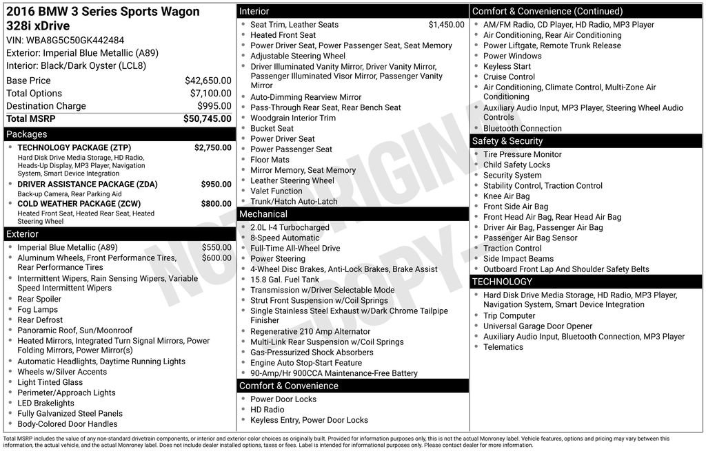 Used 2016 BMW 328i xDrive 328i xDrive image 43