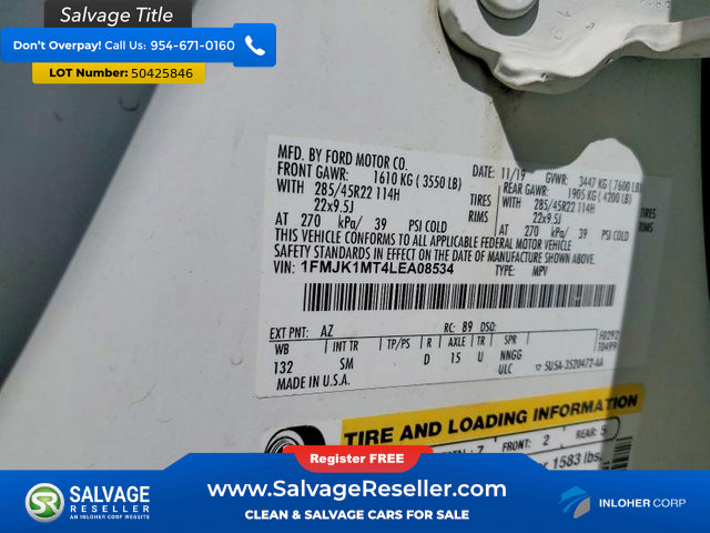 Used 2020 Ford Expedition Max Platinum AWD/4WD image 17