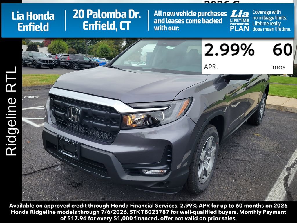 New 2026 Honda Ridgeline RTL image 9