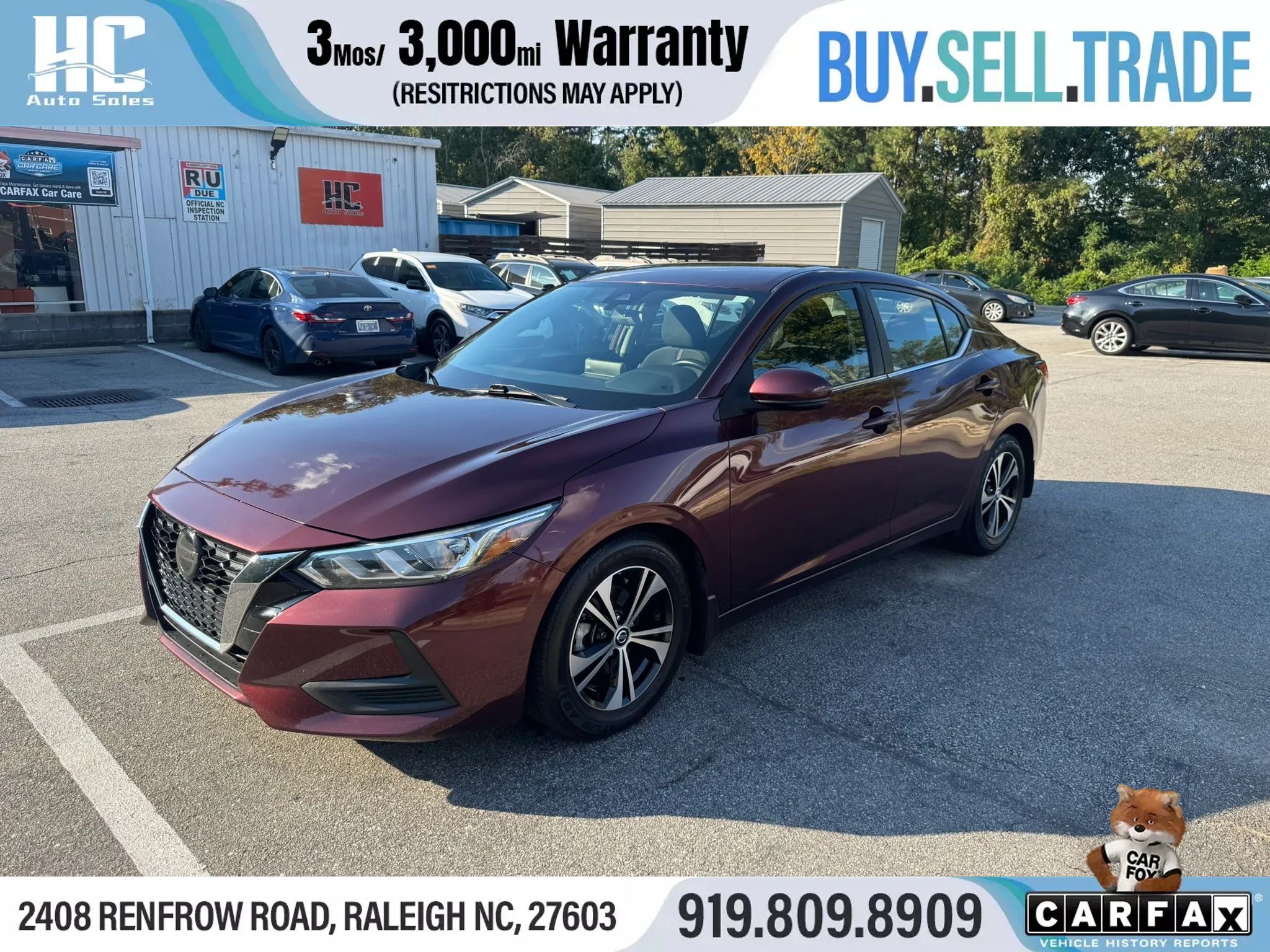 Used 2020 Nissan Sentra SV