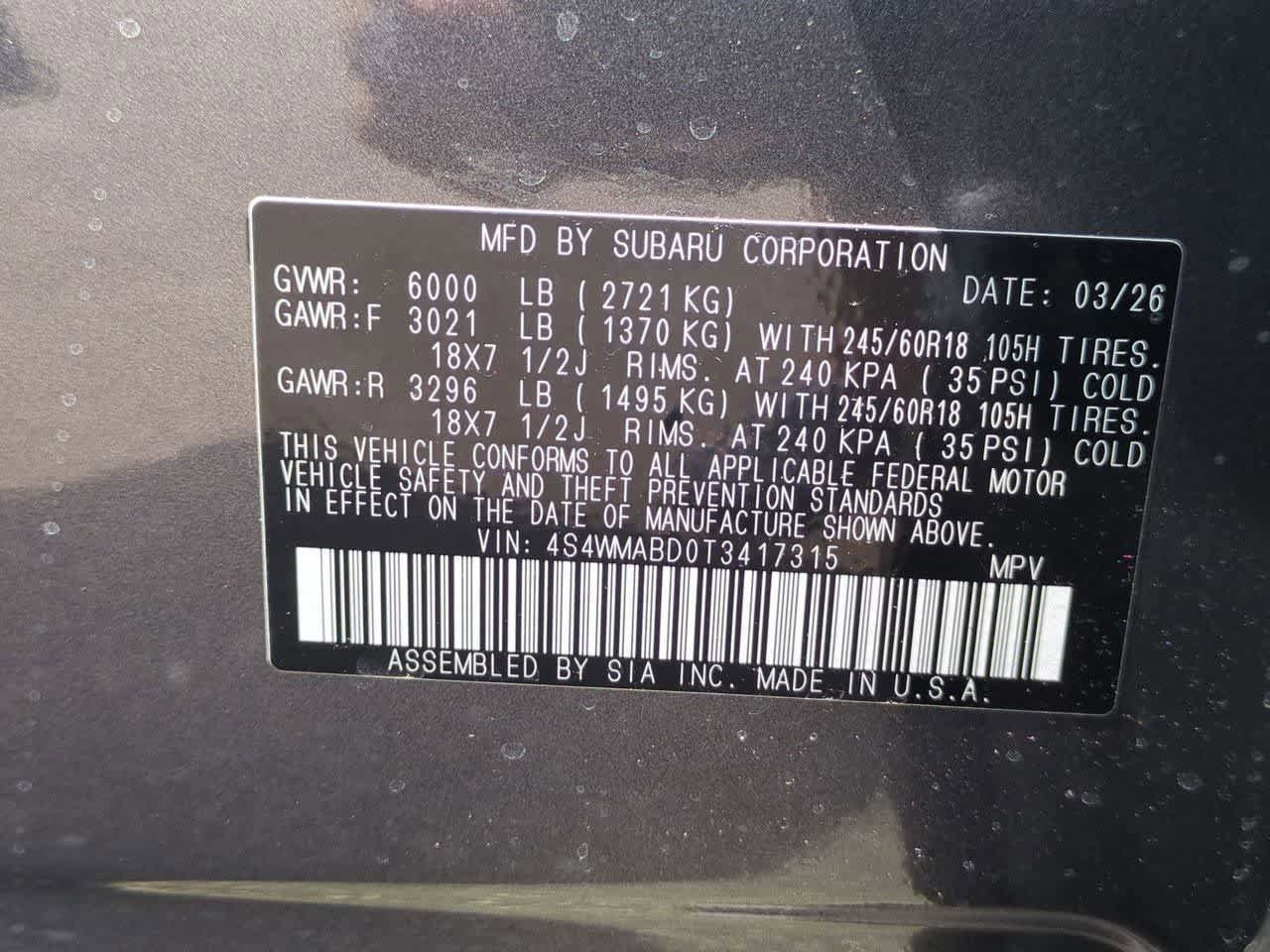 New 2026 Subaru Ascent Premium AWD/4WD image 34