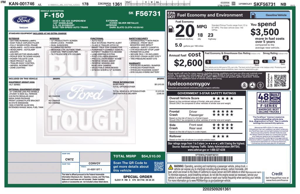 Used 2025 Ford F150 XLT AWD/4WD image 37