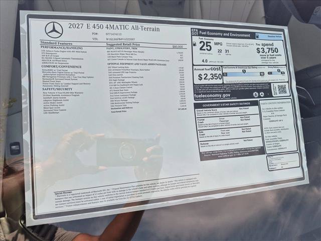 New 2027 Mercedes-Benz E 450 4MATIC All-Terrain Wagon image 16