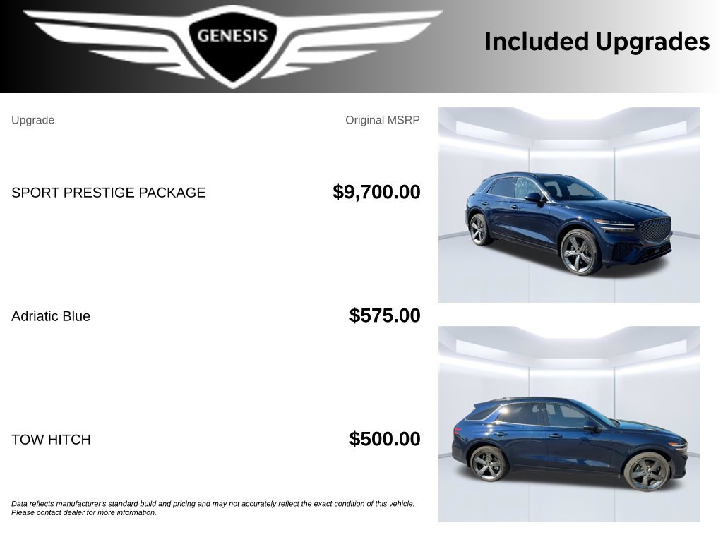 Used 2022 Genesis GV70 3.5T Sport w/ Sport Prestige Package AWD/4WD image 13