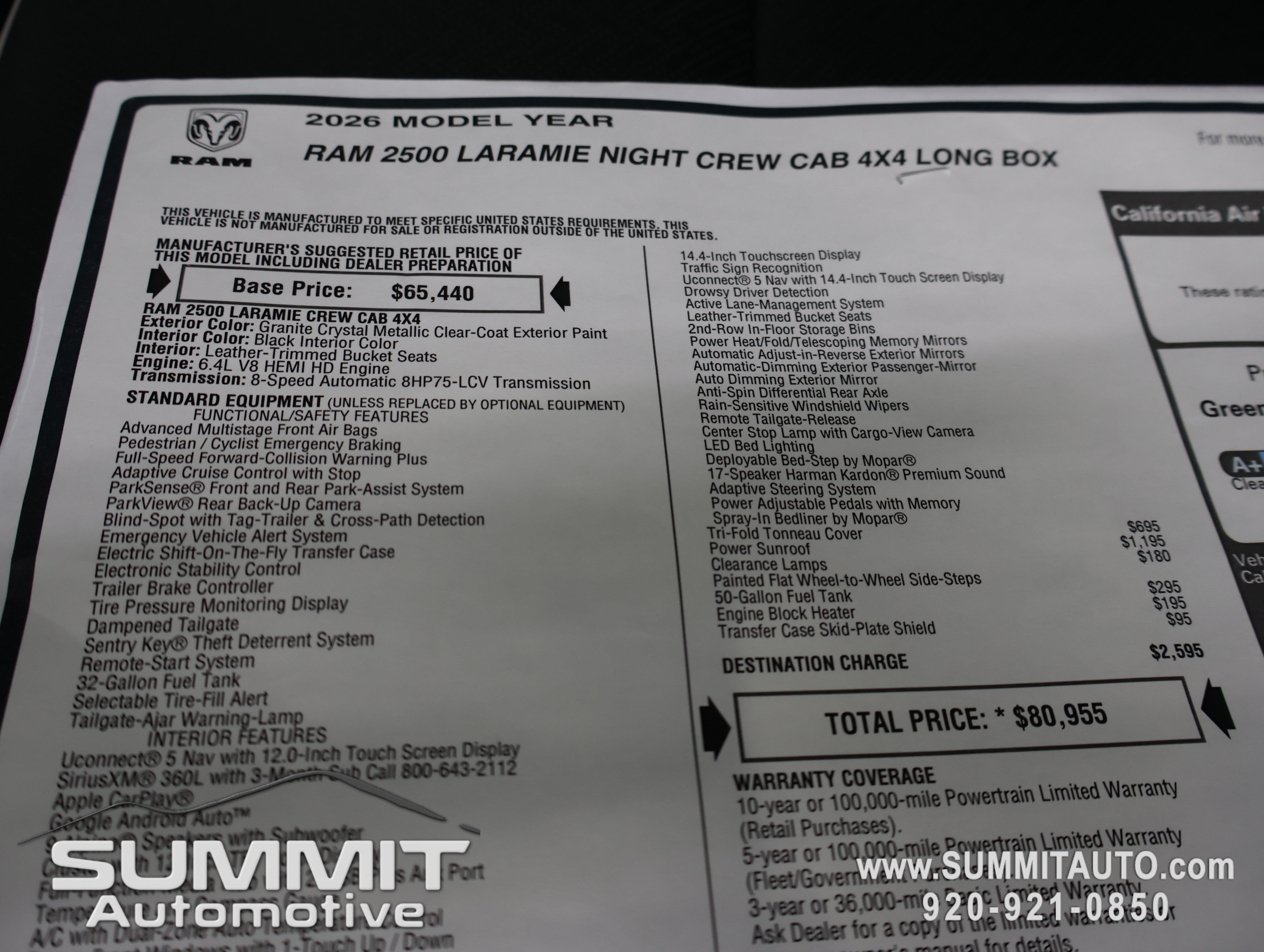 New 2026 RAM 2500 Laramie AWD/4WD image 36