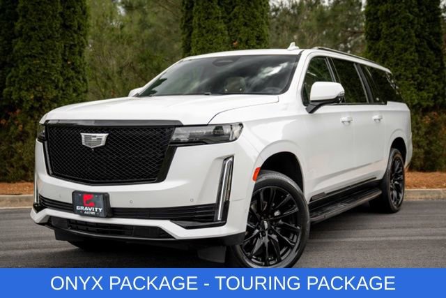 Used 2022 Cadillac Escalade ESV Sport w/ Touring Package AWD/4WD video 1