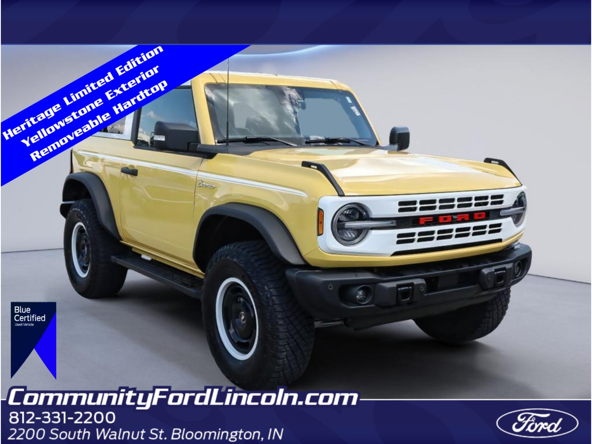Certified 2024 Ford Bronco Heritage Edition AWD/4WD image 1