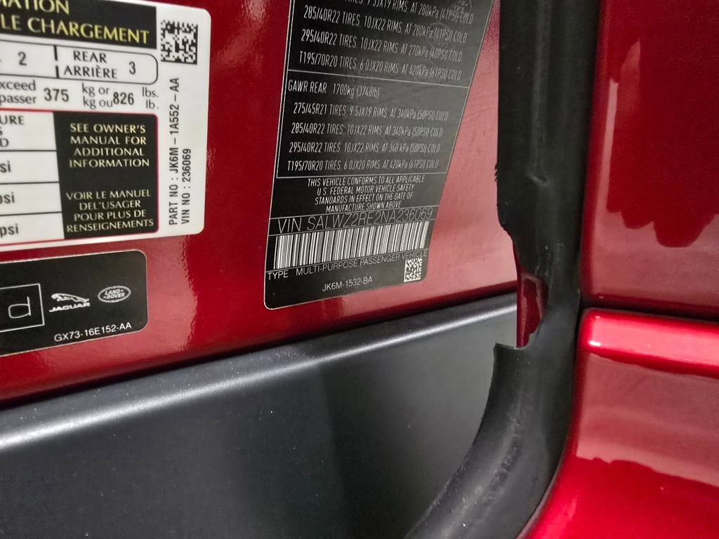 Used 2022 Land Rover Range Rover Sport SVR image 18