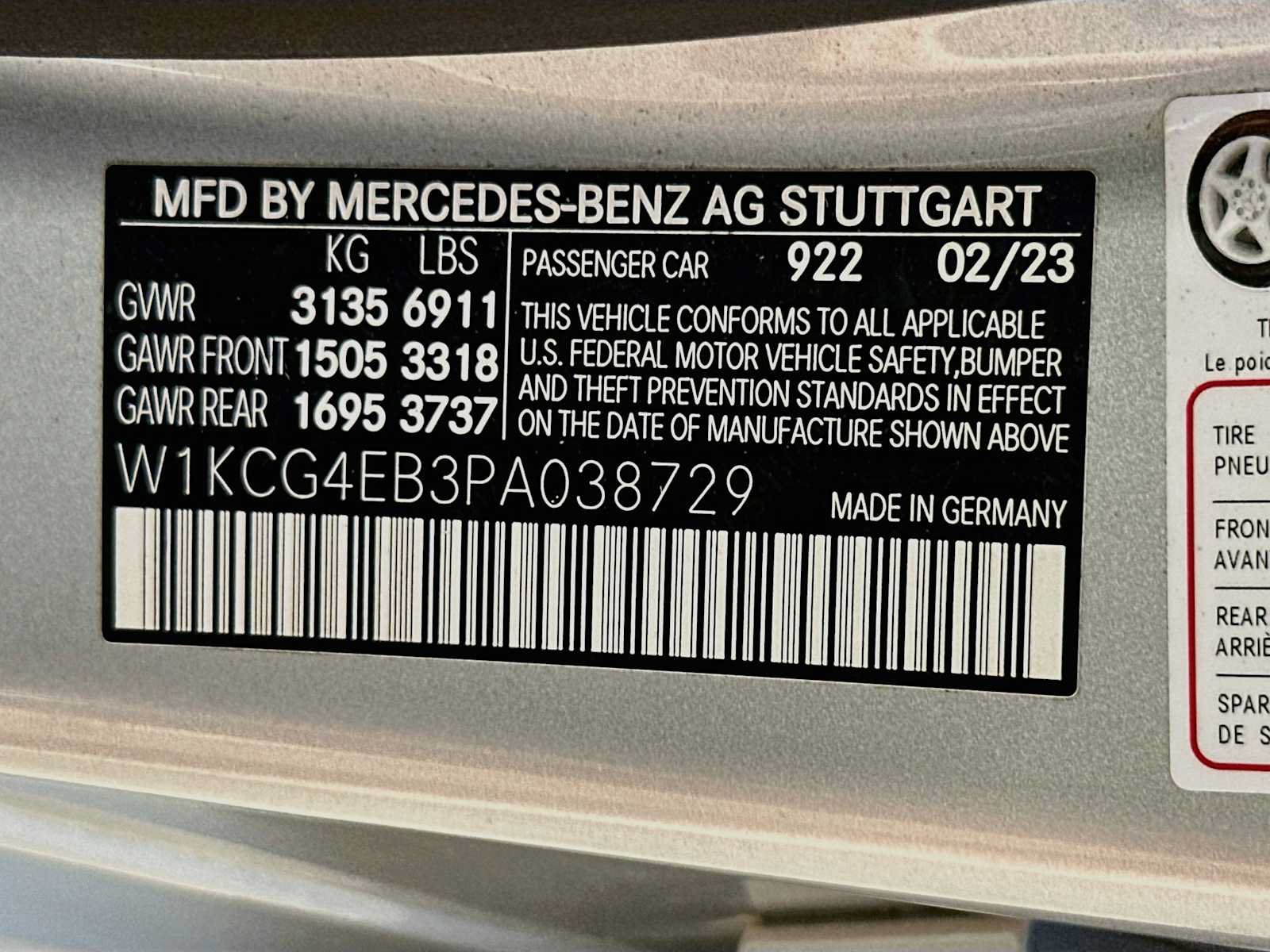 Used 2023 Mercedes-Benz EQS 580 4MATIC Sedan image 34