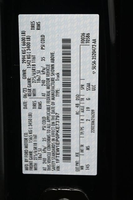 Certified 2023 Ford F150 XLT w/ Equipment Group 302A High AWD/4WD image 35