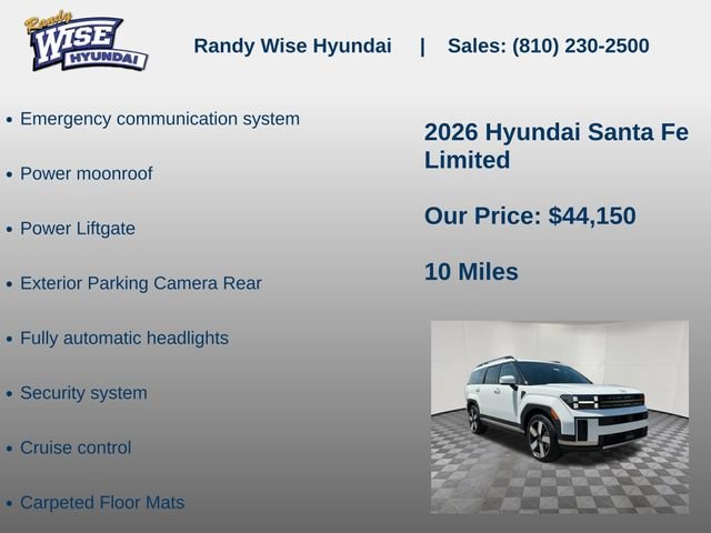 New 2026 Hyundai Santa Fe Limited AWD/4WD image 10