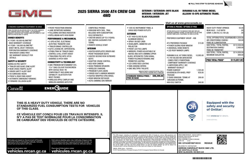 Used 2025 GMC Sierra 3500 AT4 image 3