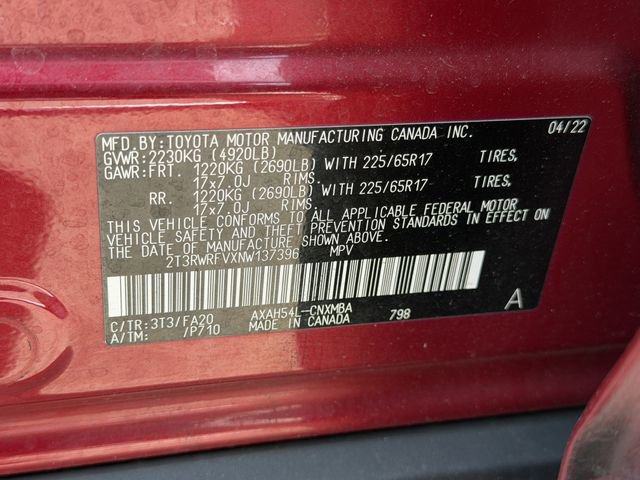 Certified 2022 Toyota RAV4 XLE w/ Convenience Package image 33