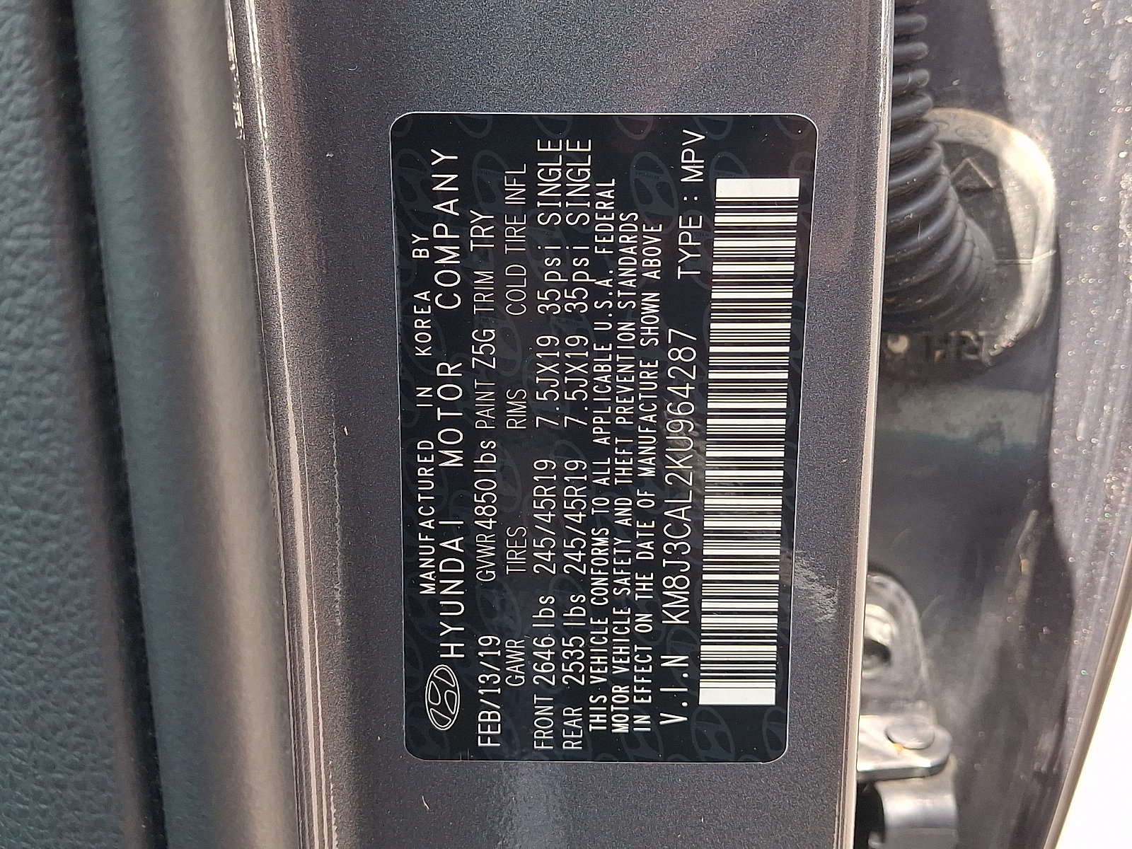 Used 2019 Hyundai Tucson Night AWD/4WD image 27