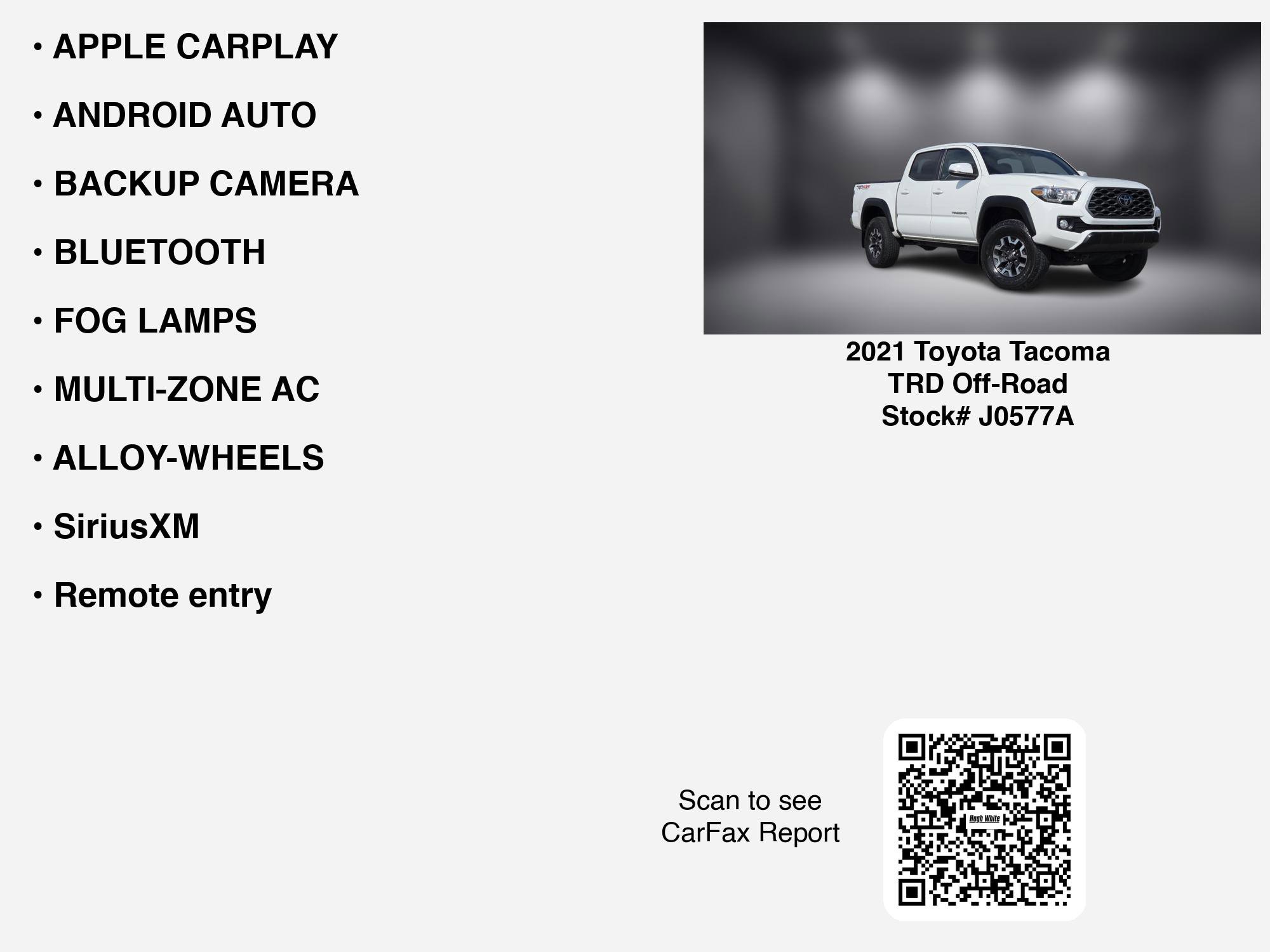 Used 2021 Toyota Tacoma TRD Off-Road image 7