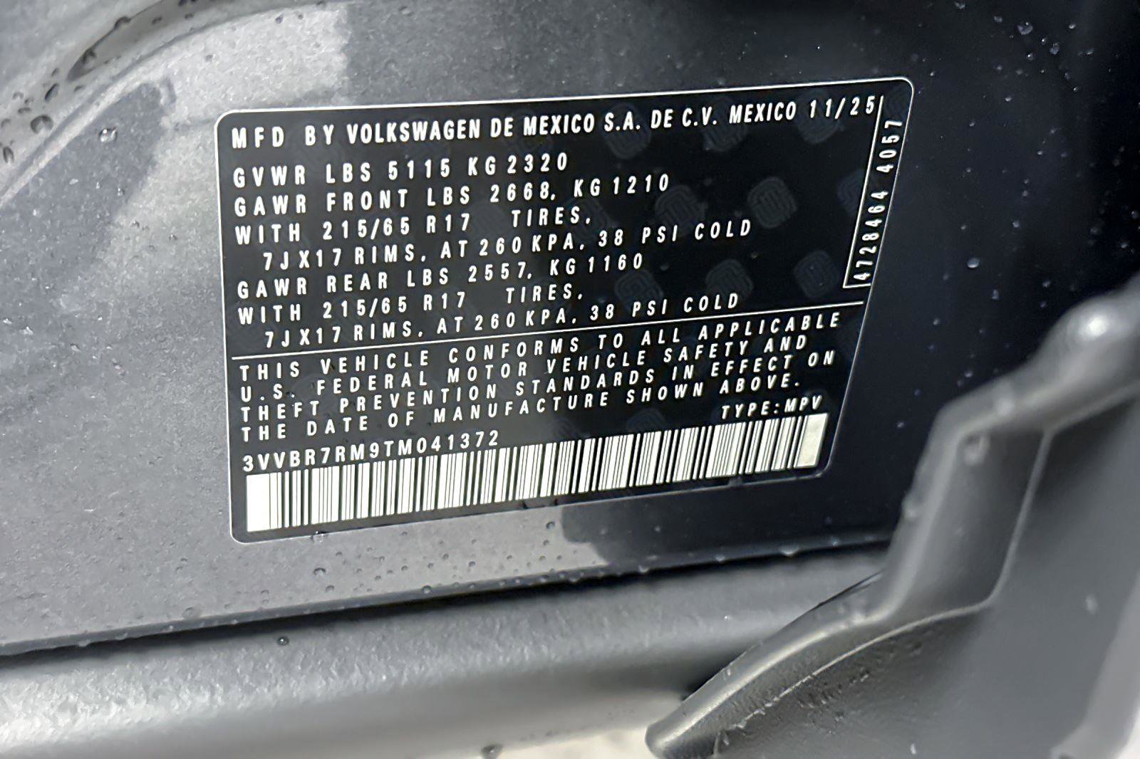 New 2026 Volkswagen Tiguan S image 26